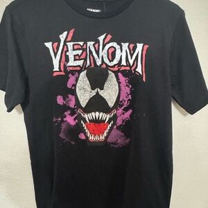 14/16 XL Marvel's Venom Boys T-shirt Official Short  Sleeve Graphic Black Heroes
